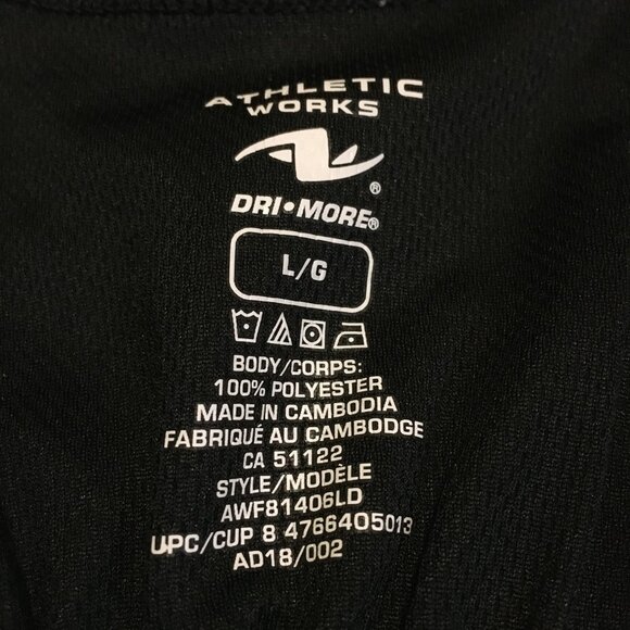 NWOT Athletic Works Black Womens Racerback Tank Top - Picture 7 of 11